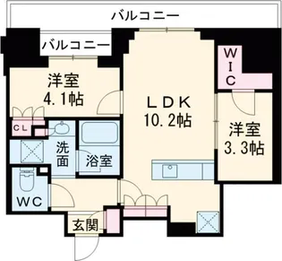 ドゥーエ府中I【5階】の間取り