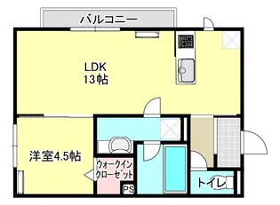 Belle Demeure【1階】の間取り