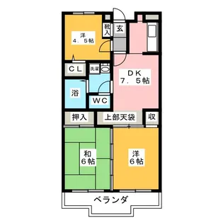 イベットサノ【2階】の間取り