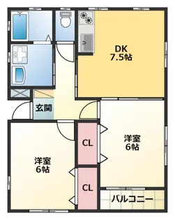 大空ビル【3階】の間取り