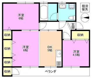 岡田マンション【2階】の間取り