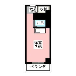 シーズンコート名駅西【3階】の間取り