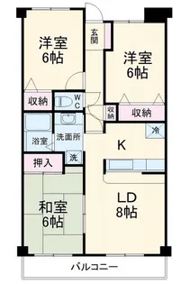 ハイム高長【2階】の間取り