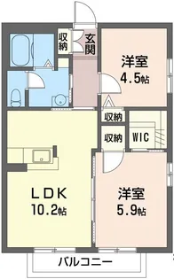 グランシードイワセ【1階】の間取り