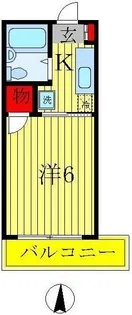 多田ハイツ【1階】の間取り