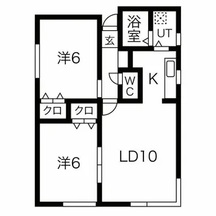 トップレジデンスII【3階】の間取り