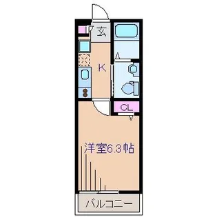 レガーロ菊名【1階】の間取り