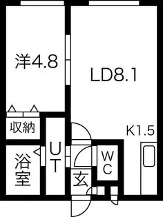 グランドヒルズ【2階】の間取り