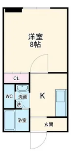 コーポ加知【2階】の間取り