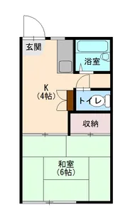 コーポ松浦A【2階】の間取り