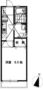 ラズベリーリーフ【2階】の間取り