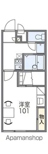 レオパレスしまたIII【1階】の間取り