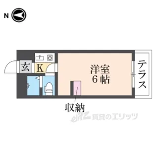アメニティ塚口【1階】の間取り