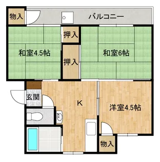 ココモ【4階】の間取り