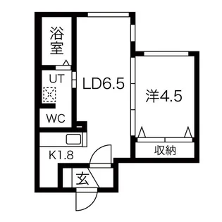 grandir北大前【2階】の間取り