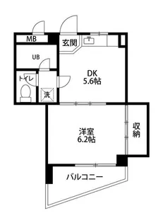 コーラルハイム山田町【5階】の間取り