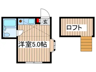 メゾンドミラ【2階】の間取り