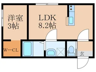 ma cherie R 苅田【1階】の間取り