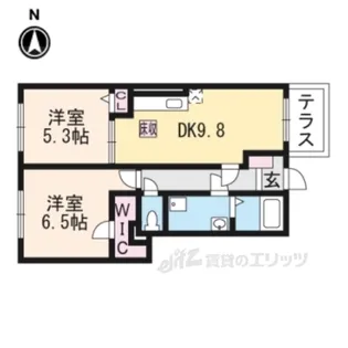 グレースコンフォート【1階】の間取り