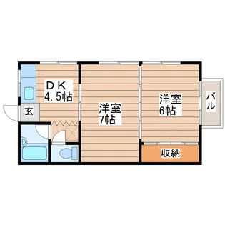 パンシオン和【2階】の間取り