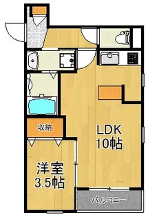 Maison さいわい【1階】の間取り