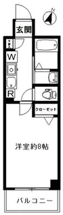 エスポワール浅草【6階】の間取り