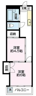 エクセルマンション【2階】の間取り