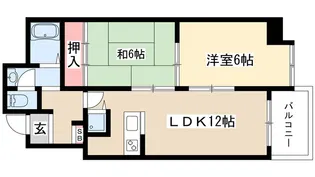 なかくにビル【4階】の間取り