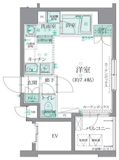 LEXE AZEST亀戸【4階】の間取り