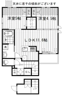 ロサード松庵【2階】の間取り
