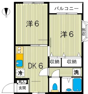 東京都板橋区中板橋【マンション】の間取り