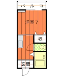 セルカデルマール【1階】の間取り