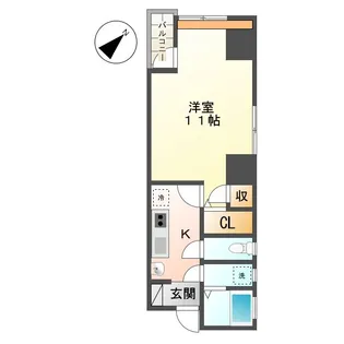 長崎県長崎市江戸町【マンション】の間取り