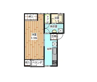 アベニューハウス【1階】の間取り