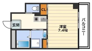 ビガーポリス101扇町【5階】の間取り