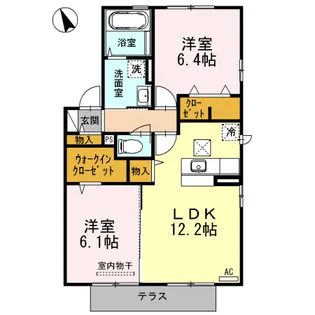 ドリームキャンパスIII【1階】の間取り