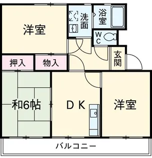 シティ・ナカヤマ A【2階】の間取り