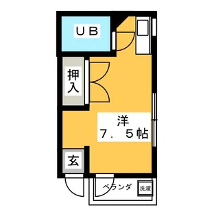 ストークハイツ久保田【1階】の間取り
