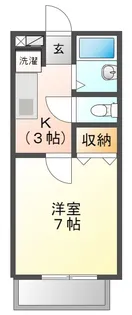 カルディア赤坂【2階】の間取り