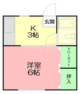ハイツヴェルヴュー【2階】の間取り