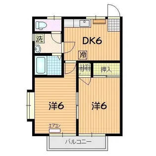 メゾンドA【2階】の間取り