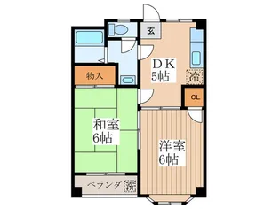 メゾンド-ル【5階】の間取り