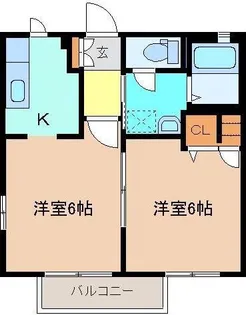 プレミール B【2階】の間取り