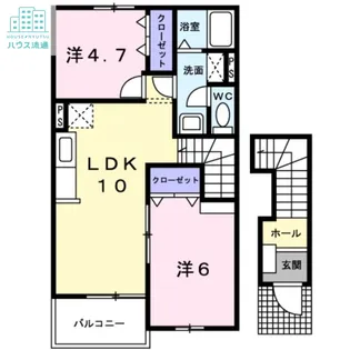 ラ ベレッツァIII【2階】の間取り