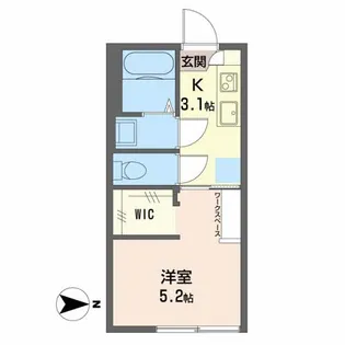 グリーンパレス フィロソフィー【2階】の間取り