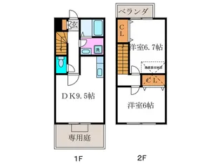 京都府長岡京市井ノ内宮山【一戸建】の間取り