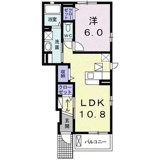 マウントビューオリーブ【1階】の間取り