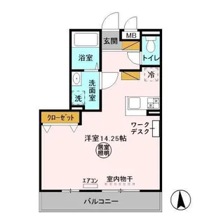 Biz STAY 木更津【3階】の間取り