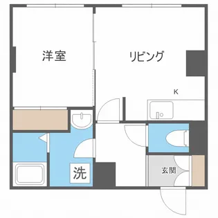 北海道札幌市中央区南六条西11【マンション】の間取り