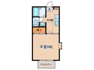 ヴィラK【2階】の間取り